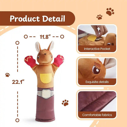Cat Wrestling Glove, 22 Inch Cat Puppet Wrestler with 5 Catnip Pouches & 3 Layer Resistant Protection, Interactive Cat Toy with Treat Pocket for Boredom Relief & Mental Stimulation2