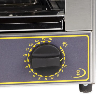 BAR-100/1 Sodir 18-Inch Countertop Single Shelf Grill Toaster Oven, Stainless Steel, 120V, NSF2
