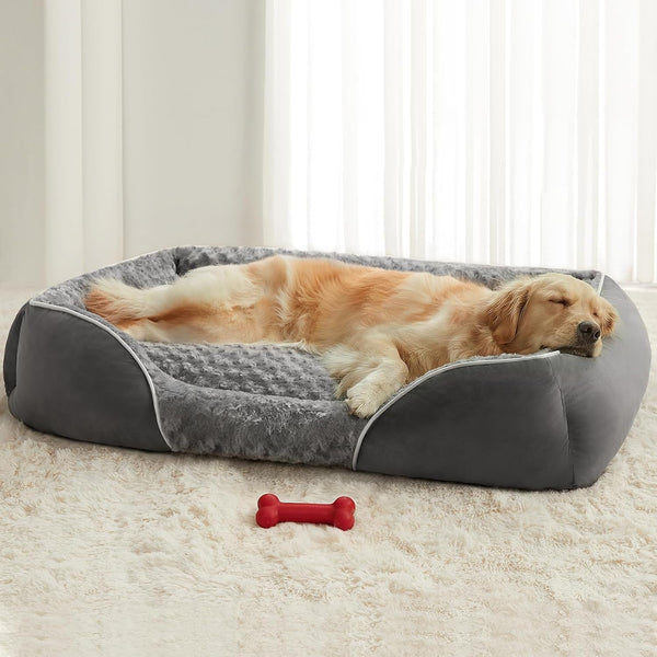 RRPETHOME XL Dog Beds Exra Large Sized Dog for Comfy Sleeping, Washable Rectangle Dog Bed for Large Dogs,Orthopedic Pet Sofa Bed, Dog Couch Bed with Anti-Slip Bottom1