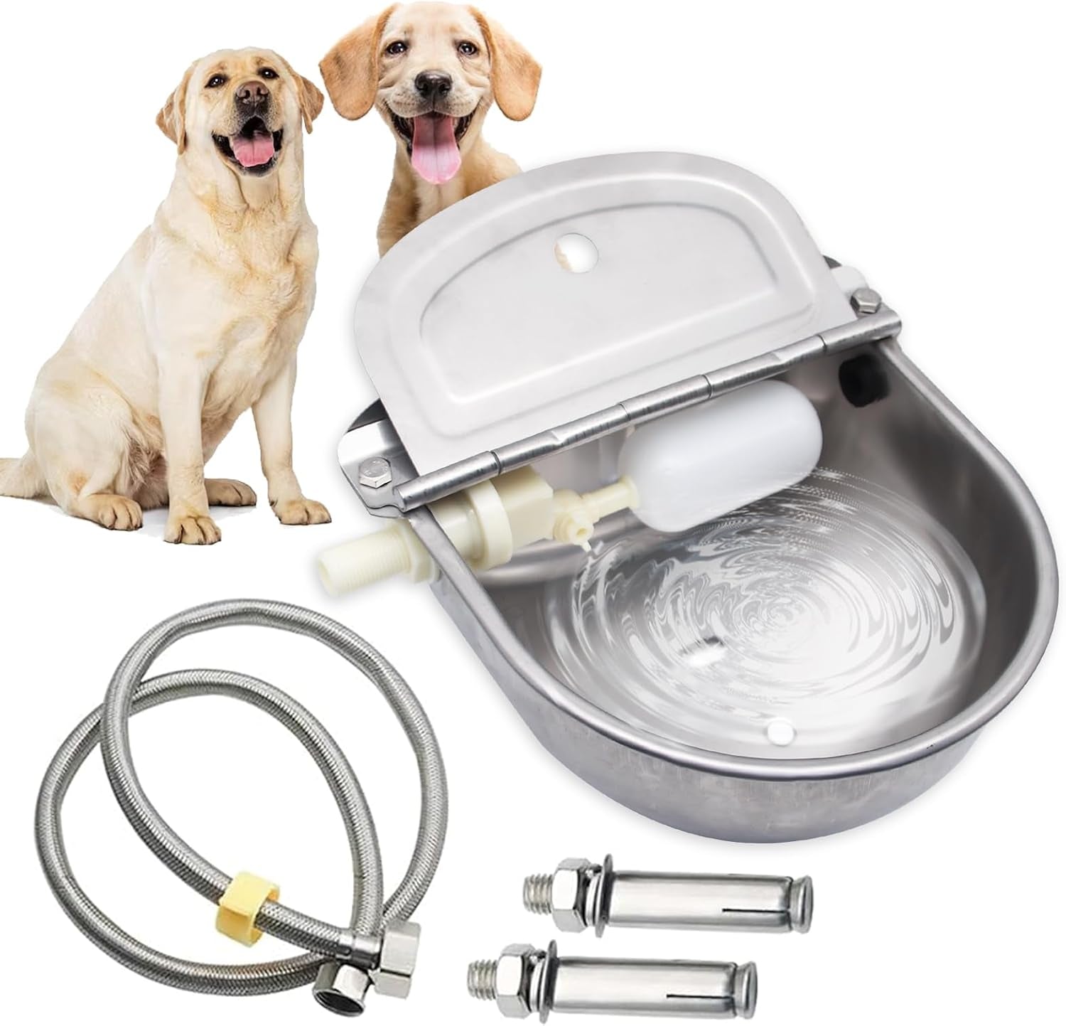 automatic-water-bowl-for-dog-large-size-animal-drinking-water-bowl-outdoor-dog-water-bowl-304-stainless-steel-water-bowl-with-float-valve-drain-hole-pipe-for-poultry-and-livestock