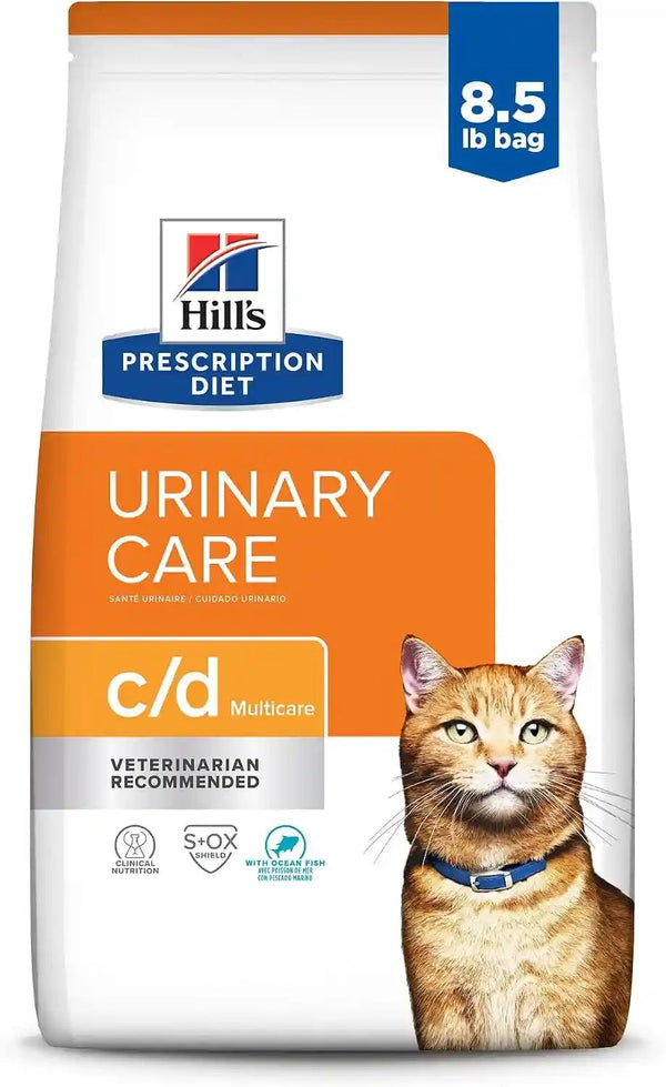 HILL'S PRESCRIPTION DIET C/D Multicare Urinary Care Dry Cat Food | #1 Veterinarian Recommended, Chicken Recipe, 4 Lb. Bag18