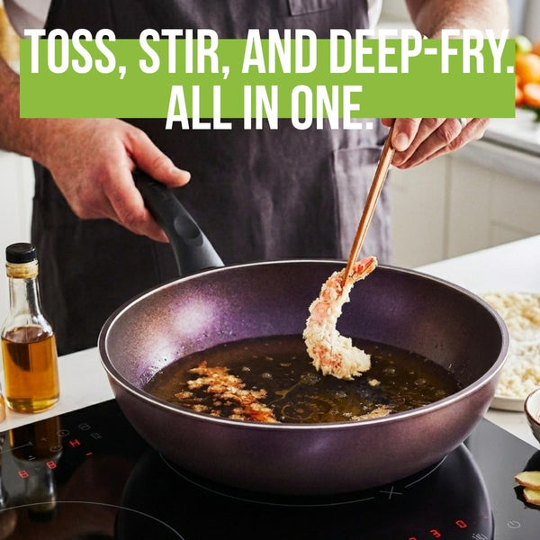 - Art Pan 12" Wok/Stir-Fry Pan, Coated 5 Times with Teflon Select Non-Stick Coating (PFOA Free) - Made in Korea3