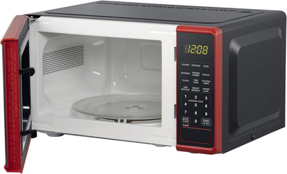 0.7 Cu. Ft. Countertop Microwave Oven, 700 Watts, New (Color : Red)2