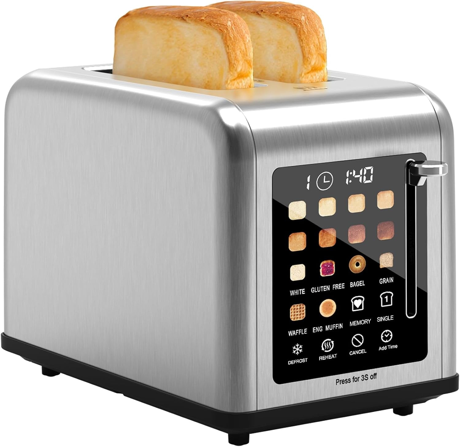 2-slice-toaster-touch-screen-stainless-steel-toasters-digital-timer-2-slot-toasters-8-shade-settings-6-bread-types-for-bagel-cancel-defrost-silver