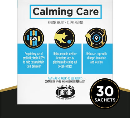 Pro Plan Veterinary Diets Calming Care Cat Supplements Probiotic Powder for Behavioral Support, 30-Count Box9