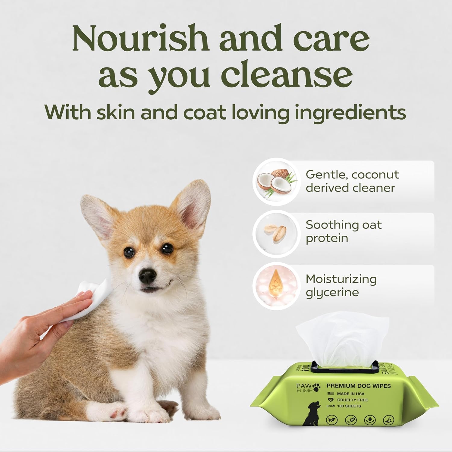 pawfume-dog-wipes-100-count-pet-wipes-hypoallergenic-gentle-dog-wipes-for-eyes-face-butt-and-paws-cleaning-deodorizing-grooming-tear-stain-wipes-for-puppy-adult-dogs-cats