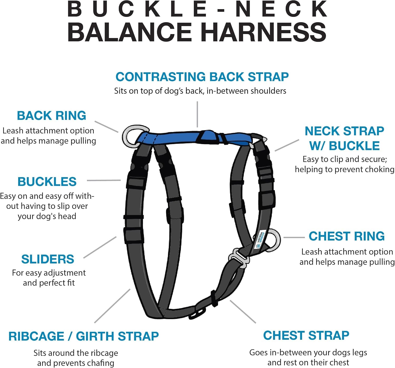 blue-9-buckle-neck-balance-harness-fully-customizable-fit-no-pull-harness-ideal-for-dog-training-and-obedience-made-in-the-usa-sky-blue-medium