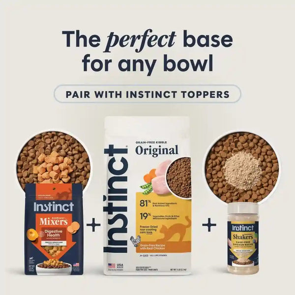 Instinct Original Dry Cat Food, Raw Coated Kibble, Real Chicken, 5 Lb. Bag | Raw-Coated Kibble with Cage-Free Chicken for Strong Muscles, Digestive Health, and Healthy Skin & Coat, Grain-Free6