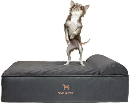 NOAH & PAW Large Dog Bed, 35X25X8.7 Inch, Orthopedic Dog Beds, Eggshell Memory Foam Infused with Cooling Gel, Water Resistant, Machine Washable, Includes Inner Cover (Velvet Collection)14
