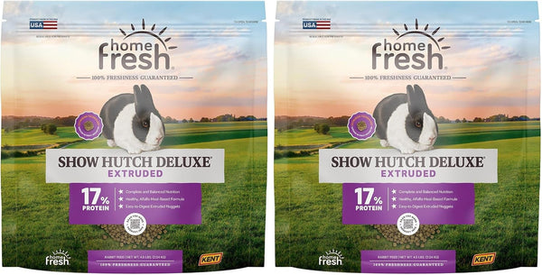 Blue Seal Fresh Show Hutch Deluxe 17 Rabbit Food - Resealable Packaging to Hold in Freshness, Promotes a Healthy Digestive System and Proper Intake - 4.5 LB Bag10