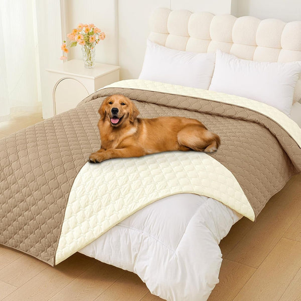 Smiry Waterproof Dog Bed Cover Blanket, Reversible Pet Blanket | Soft Reversible, Washable Leakproof Cats Dogs Couch Cover for Sofa, Couch, Furniture (30X70 Inch)93