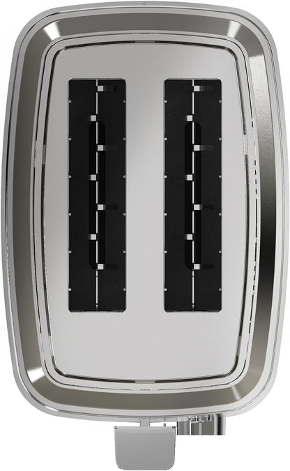 GE 2 Slice Toaster, Extra Wide Slots for Toasting Bagels, Breads, Waffles & More, 7 Adjustable Shade Settings, Removable Crumb Tray, Countertop Kitchen Essentials, 850 Watts, White7