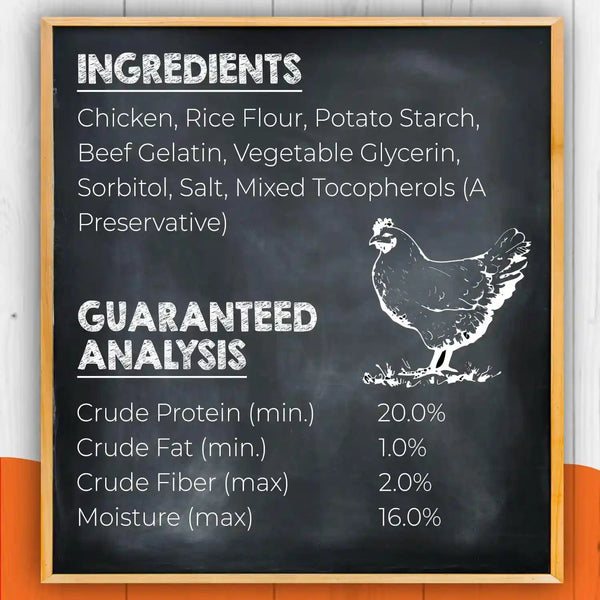 Canine Naturals Rawhide Free Chicken Recipe Dog Chews, Sticks, 40 Count | 100% Rawhide Free, USA Raised Chicken, All-Natural, Easily Digestible, 5 in Sticks, Dog Treats for All Dogs, Value Pack3