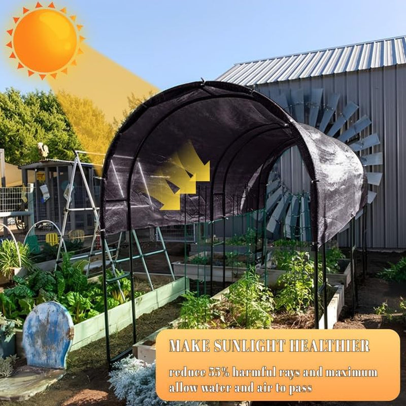 sun-shade-cloth-shade-net-for-garden-55-6-5x10ft-black-made-of-new-hdpe-special-woven-hole-design-uv-resistant-widely-used-for-garden-flower-plant-greenhouse