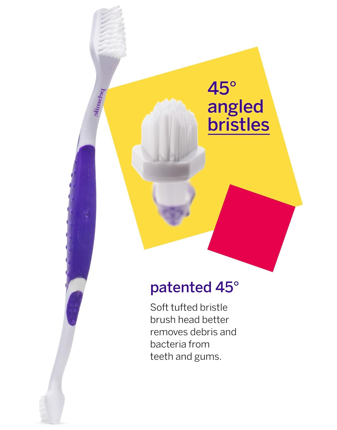 petsmile-professional-pet-toothbrush-patented-45-cats-dogs-patented-45-angled-brush-head-soft-bristles-reaches-below-gumline-small-large-pets-vet-recommended-ergonomic-handle