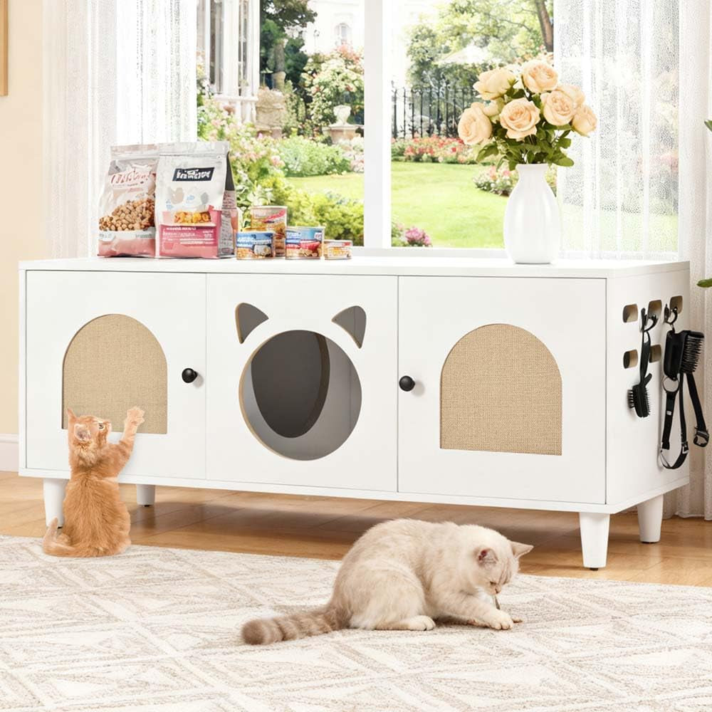 anwick-cat-litter-box-enclosure-cabinet-furniture-modern-2-in-1-wooden-cat-house-cabinet-with-storage-hook-and-scratch-board-white