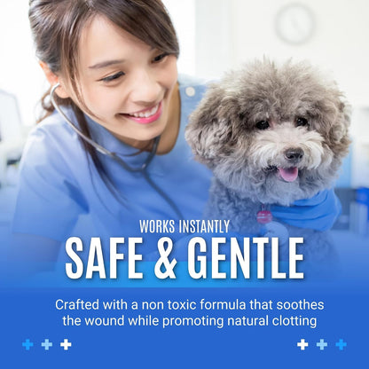 G.B.S Styptic Powder for Dogs, Cats, and Birds (1 Oz) - Fast-Acting Blood Stop Powder for Pets & Animals - Quick Stop Bleeding Powder for Nail Clipping, Cuts & Grooming8