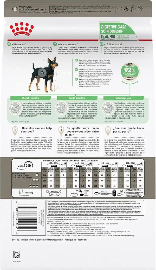 ROYAL CANIN Canine Care Nutrition Small Digestive Care Adult Dry Dog Food, 3.5 Lb6