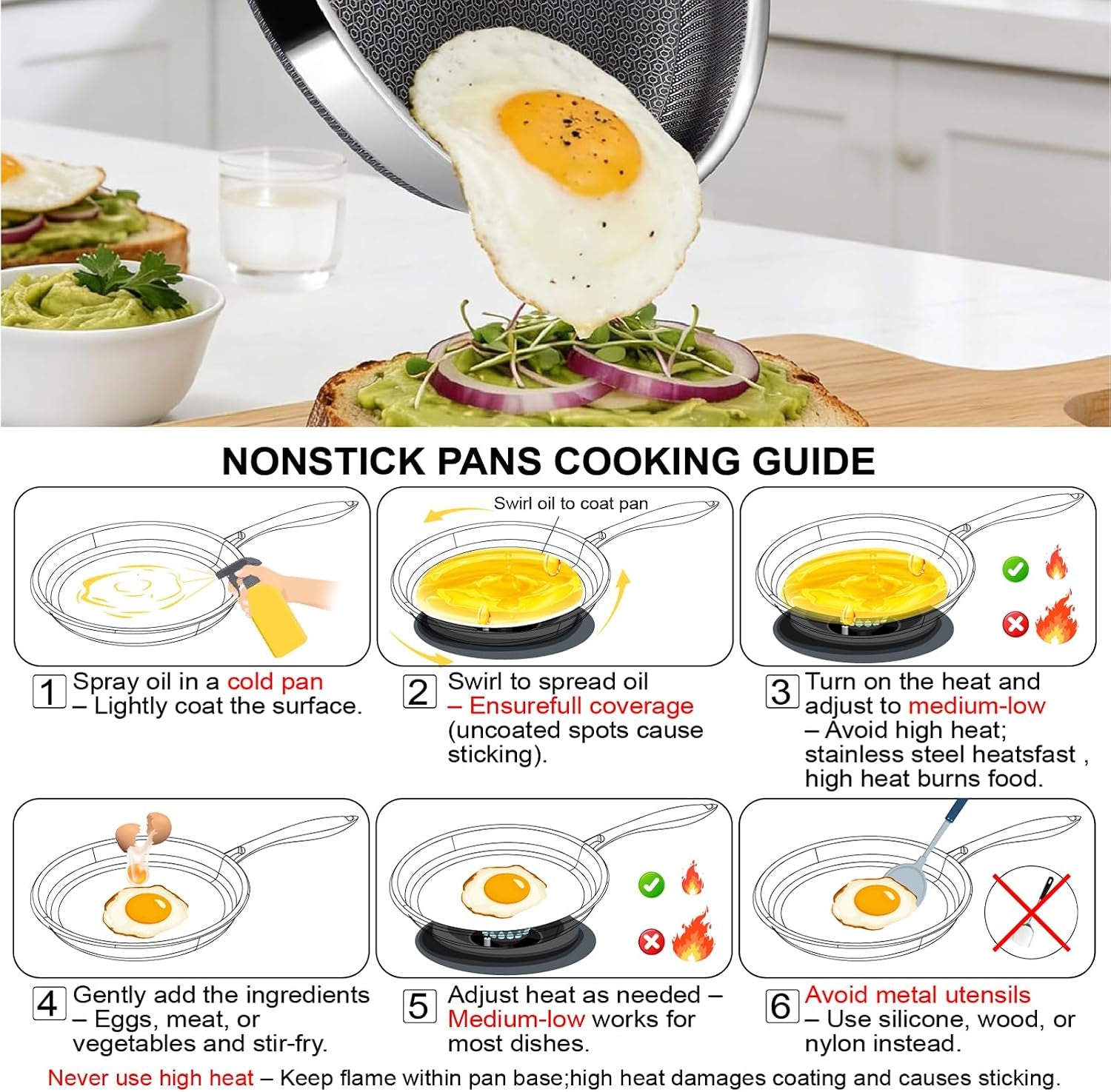 non-stick-frying-pans-12-inch-with-lid-hybrid-frying-pans-nonstick-stainless-steel-skillets-dishwasher-oven-safe-stay-cool-handle-pfoa-free-cookware-compatible-with-all-cooktops