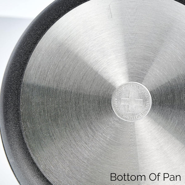 Frying Pans Nonstick with Lid, Features Ergonomic Handle, Nonstick Diamond Coated Aluminum Skillets and Oven Safe Frying Pans with Lids, Cover Included, 9.5 Inch3