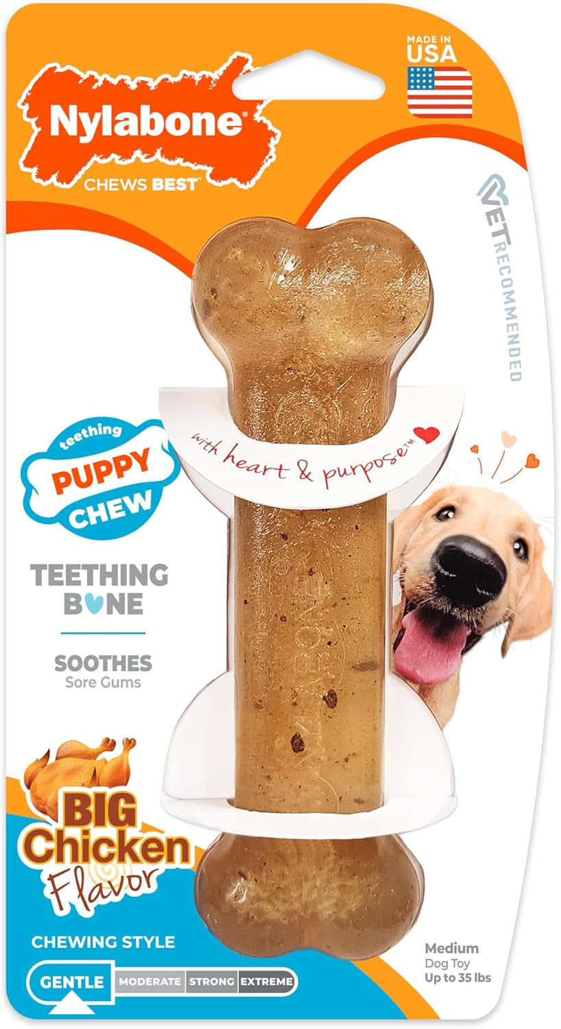 nylabone-puppy-chew-teething-ring-bone-dog-toy-chicken-flavor-x-small-soothing-teething-toys-for-puppies-puppy-enrichment-teething-relief-freezable-for-added-comfort-dogs-up-to-15-lbs
