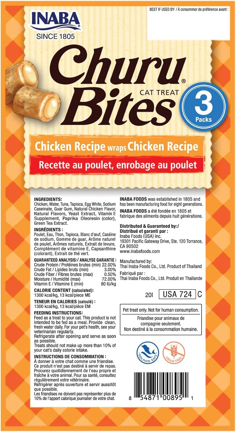 inaba-churu-bites-soft-chewy-cat-treats-chicken-18ct-immune-support-72-moisture-low-calorie-pill-friendly-center-grain-free-preservative-free-18-x-0-35-oz-tubes