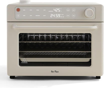 Our Place Wonder Oven Pro, 8-In-1 Digital Air Fryer Oven, 3-Rack, 32 Qt | Non-Toxic Air Fryer Toaster Oven Combo; Basket, Rack, Pan, Tray; Air Fry, Toast, Roast, Bake, Reheat, Broil, Proof, Dehydrate1