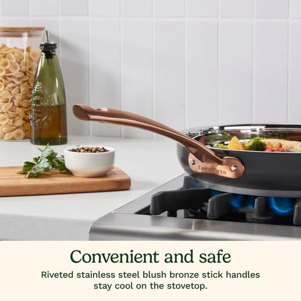 11-Piece Matte Black Elegance Cookware Set, MBK89-114