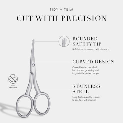 Tweezerman Pet Grooming Scissors-Rounded Tip Trimming Scissor for Dogs/Cats8