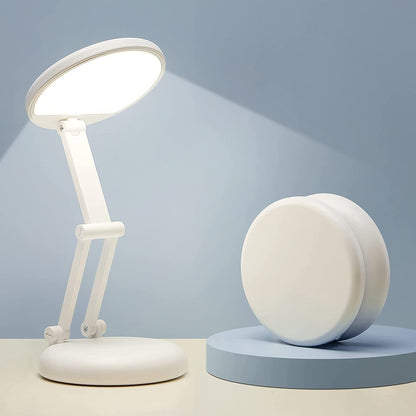 Rechargeable Table Lamp, 3600Mah Battery Operated Lamp Dorm Lamp | Cordless Lamp,10 Brightness,Portable,Small Size,Foldable,6-288H Endurance,Touch Control, Reading,Travel,Office,Nail,Emergency1