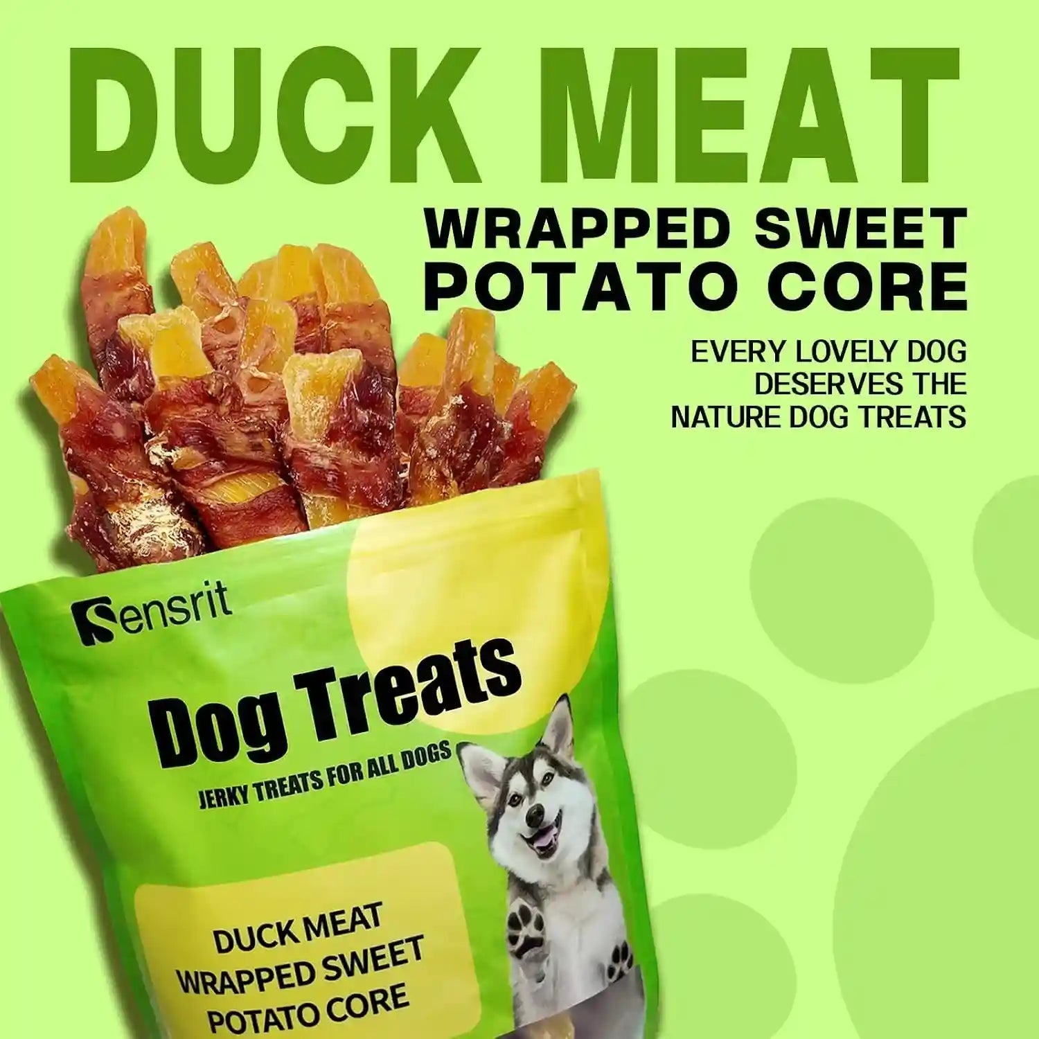 duck-meat-wrapped-sweet-potato-dog-treats-10-oz-285g-natural-jerky-hypoallergenic-for-sensitive-stomachs-fiber-rich-healthy-snacks-for-dogs