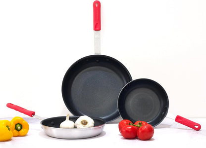 8" Aluminum Fry Pan/Skillet, Stay Cool Handle, Non-Stick Finish | Stay Cool Handle, Great for Sauteing, Searing, Frying and Restaurant Kitchens8