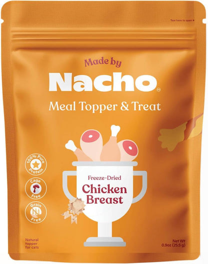 Made by Nacho Freeze-Dried Cat Treats - Healthy, Limited Ingredient Cat Treats - High Protein, Nutrient-Rich Crunchy Treats. (Wild Alaskan Salmon (.7 Oz))6