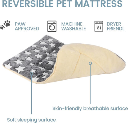Dog Bed Pet Mat Dog Box Mat Machine Washable Grey (39X28X1.5In)3