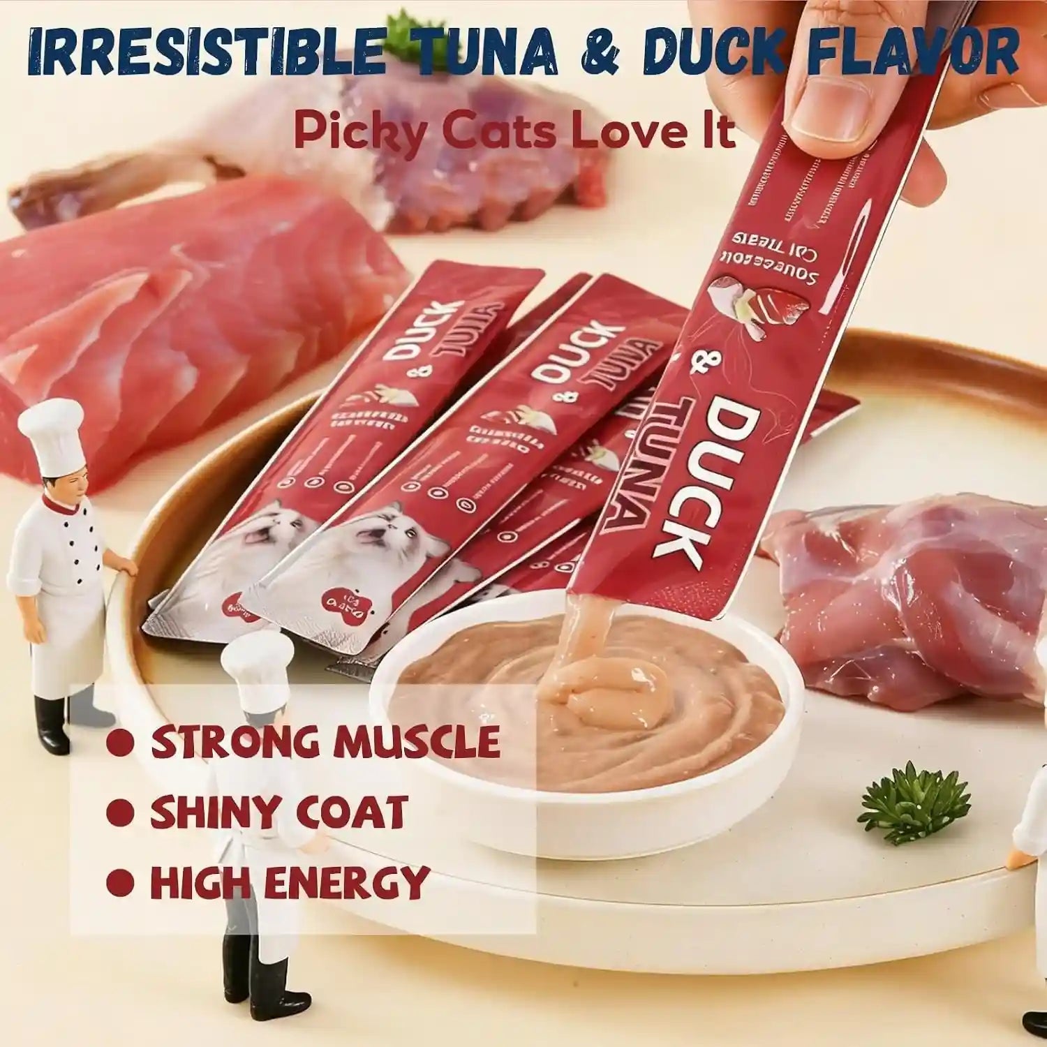 pawmate-lickable-tuna-duck-cat-treats-high-moisture-wet-cat-squeeze-urinary-health-hydration-creamy-cat-puree-for-kittens-adult-cats-grain-free-20-tubes-x-15g
