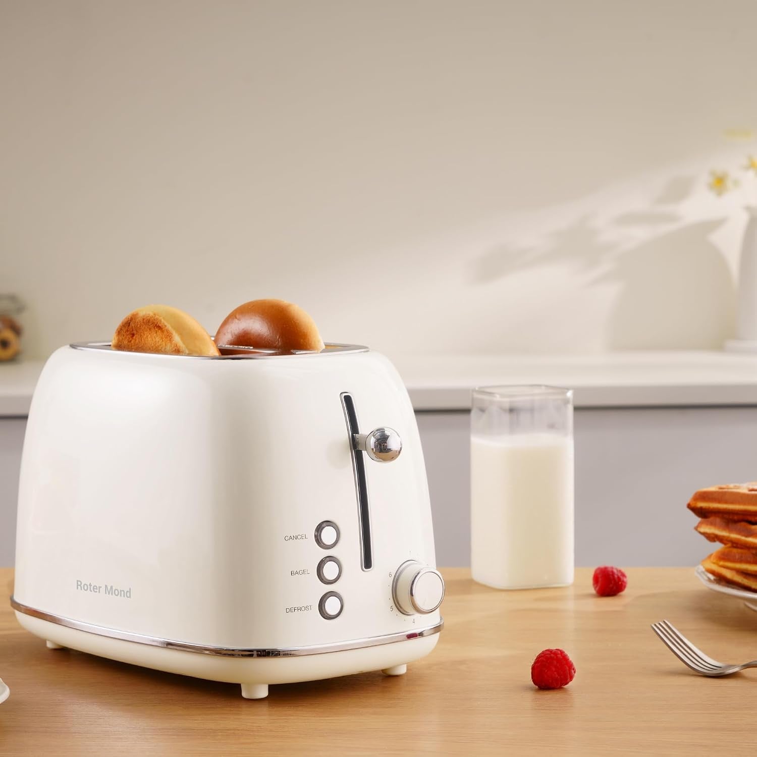2-slice-toaster-retro-stainless-steel-with-bagel-cancel-and-defrost-functions-6-bread-shade-settings-extra-wide-slots-and-removable-crumb-tray-cream