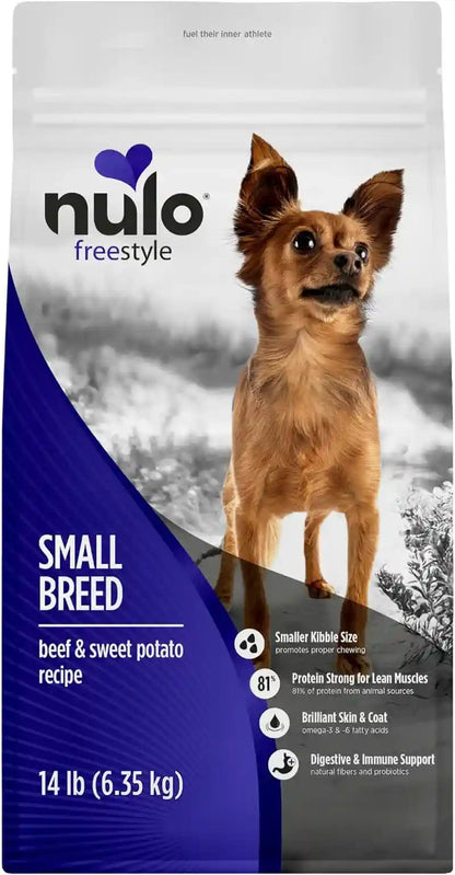 Nulo Freestyle Small Breed Dog Food Dry - Salmon & Lentils, Puppy & Adult Grain Free Dog Food, Natural, High Protein, Smaller Sized Kibble with BC30 Probiotic for Healthy Digestion Support, 6Lb Bag13