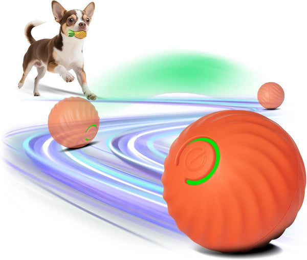 Interactive Small Dog Toy Ball, 2 Inch Smart Jumping Ball for Puppy/Small Dogs, Activated Automatic Bouncing Moving Vibrating, Dog Toy for Small Dogs to Keep Them Busy（Sky Blue）9