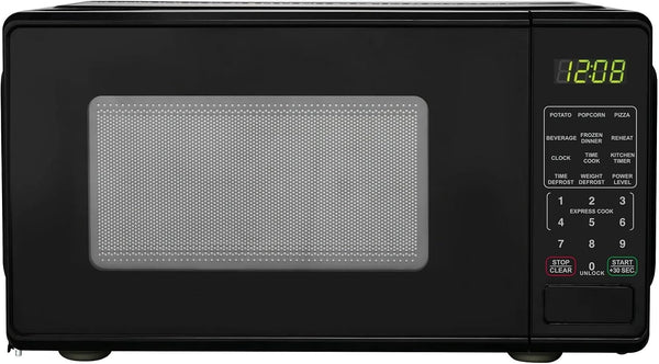 0.7 Cu Ft 700W Compact Microwave Oven, Countertop with LED Display & 6 Quick-Set Menus1