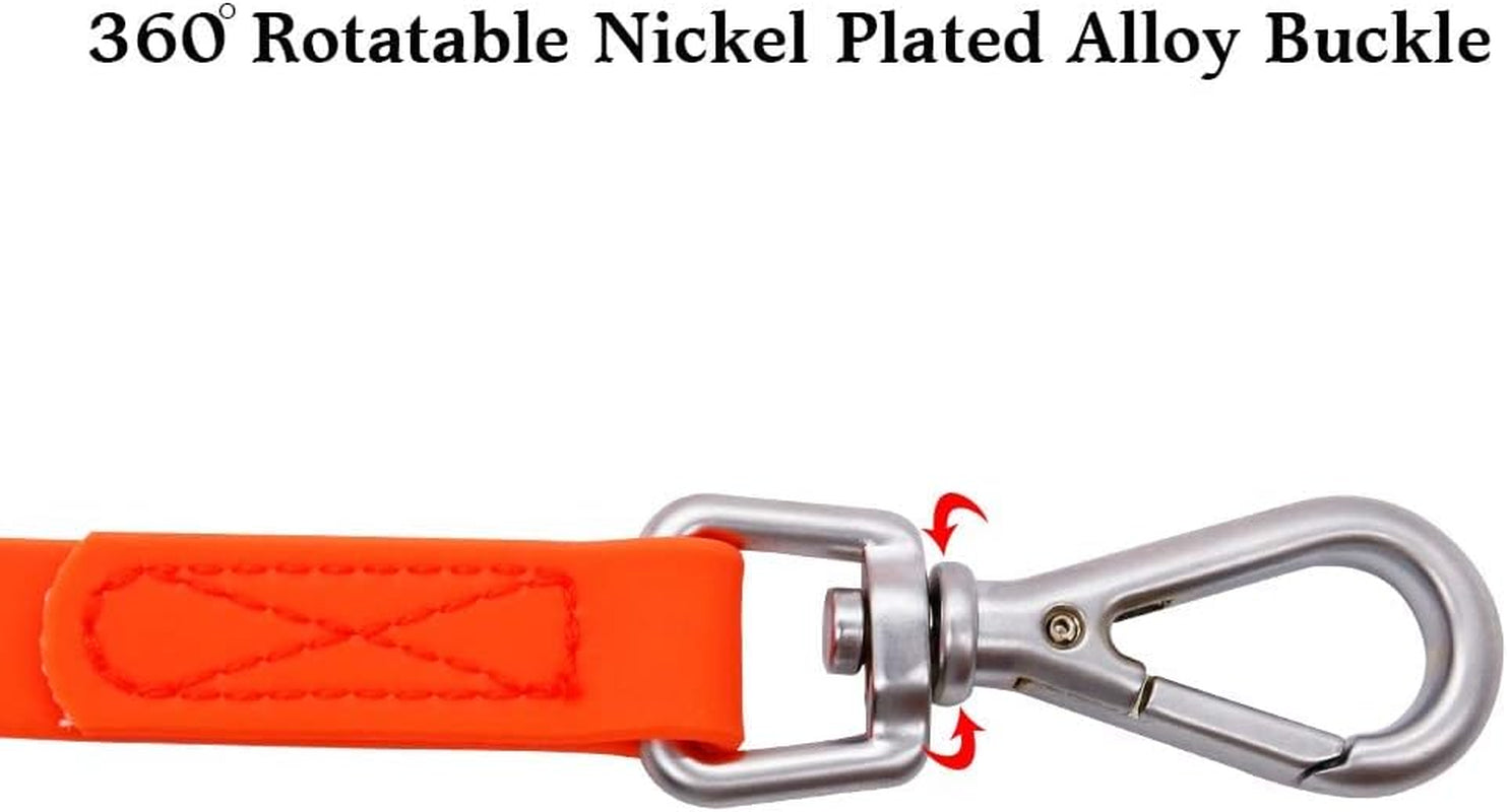 waterproof-dog-training-leash-50ft-30ft-15ft-10ft-5ft-heavy-duty-recall-long-lead-for-large-medium-small-dogs-30ft-orange
