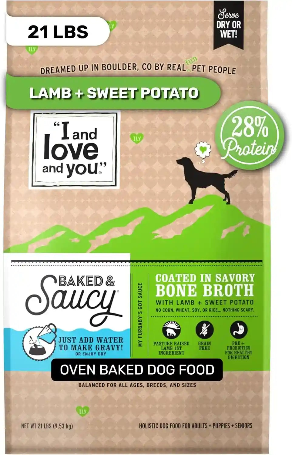 i-and-love-and-you-baked-saucy-dry-dog-food-with-gravy-coating-beef-sweet-potato-recipe-grain-free-prebiotics-probiotics-real-meat-no-fillers-4-pound-bag
