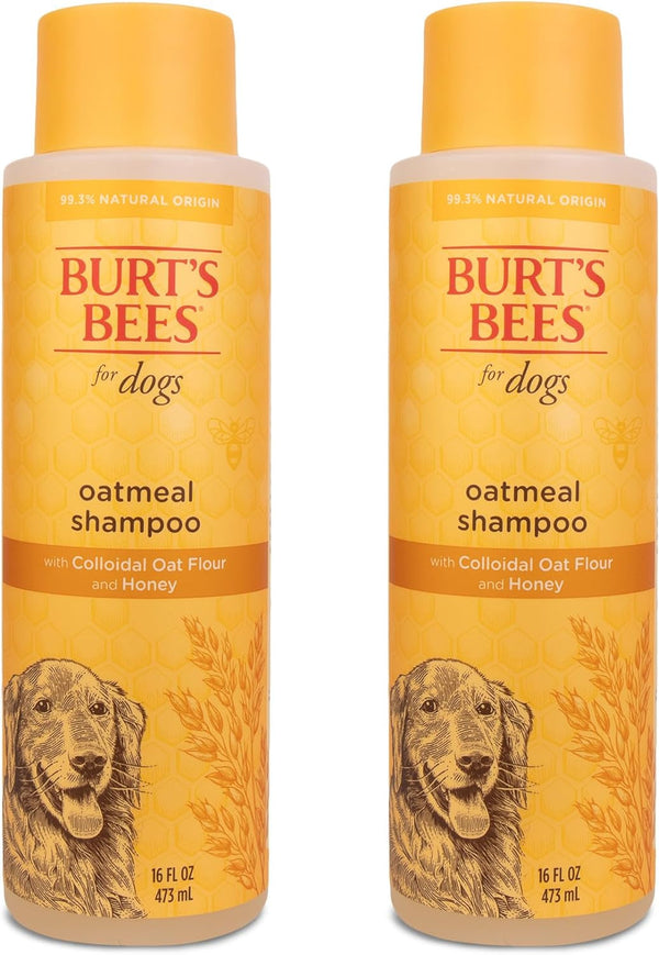 Burts Bees for Pets Oatmeal Dog Shampoo with Honey, Unscented, 16 Fl Oz | Soothing Colloidal Oat Flour Formula for Itchy, Sensitive Dog Skin; Ph-Balanced and Sulfate-Free for Regular Use14