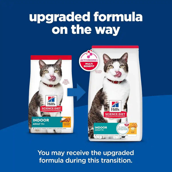 Hill'S Science Diet Senior 11+ Indoor Dry Cat Food | #1 Veterinarian Recommended, Chicken Recipe, 7 Lb. Bag2