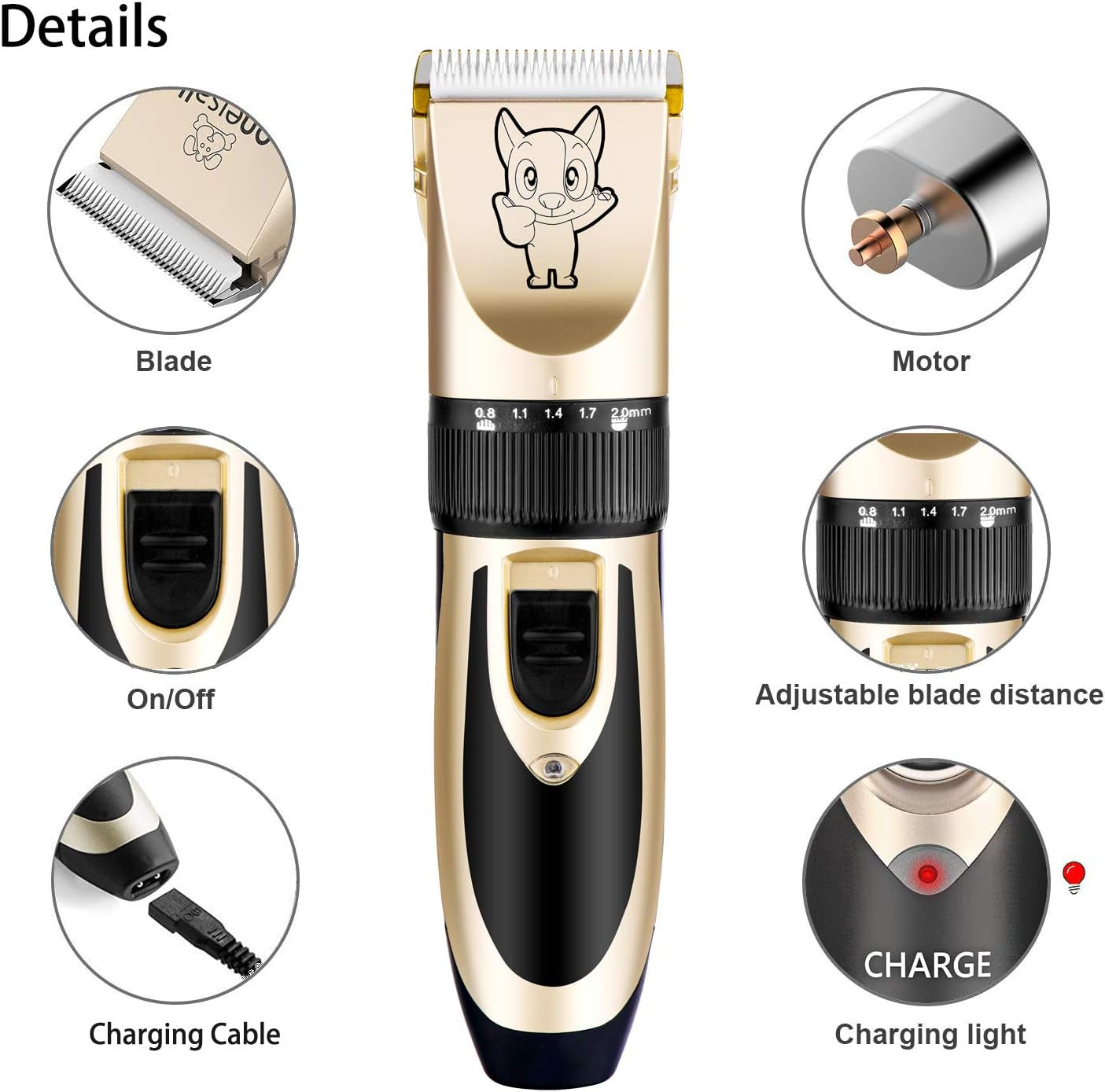 highdas-dog-clippers-for-grooming-low-noise-cordless-electric-dog-grooming-kit-clippers-rechargeable-quiet-dog-shaver-pet-hair-trimmer-kit-for-dogs-cats-gold