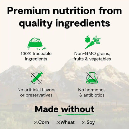 Open Farm Rawmix Ancient Grains Dry Dog Food, Wild Ocean Kibble, 20Lb Bag | Wild-Caught Whitefish, Salmon and Rockfish, Freeze Dried Raw Chunks, 100% Traceable Ingredients, Non-Gmo Fruits & Veggies.6