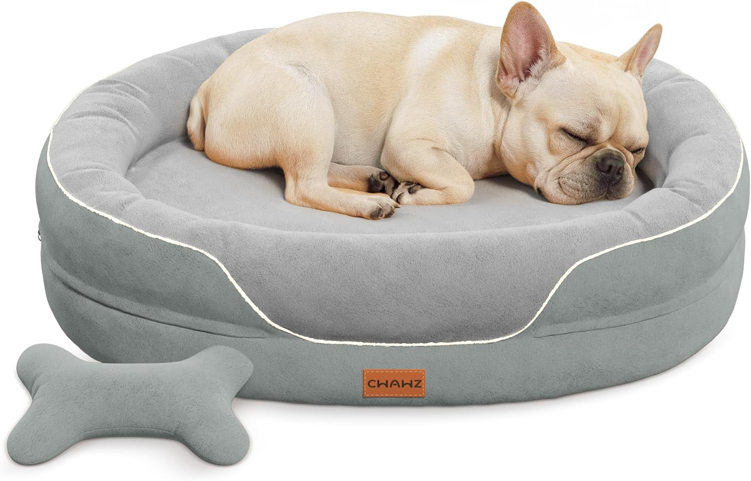 cwawz-xl-orthopedic-dog-bed-extra-large-dog-bed-dog-sofa-for-large-sized-dogs-with-full-surround-bolsters-dual-sided-dog-cooling-bed-with-memory-foam-washable-sofa-with-nonslip-bottom-light-grey