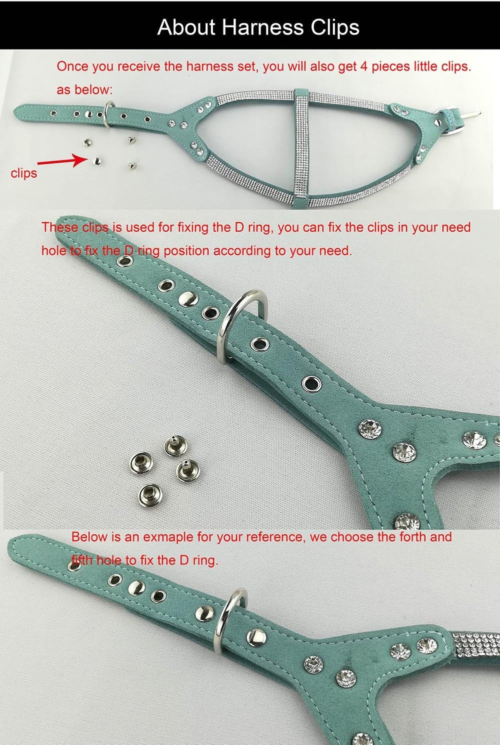 dog-collar-harness-lead-sets-fashion-dog-collar-diamante-with-harness-leashes-comfortable-soft-collar-harness-and-leashes-set-for-dog-pink-xs