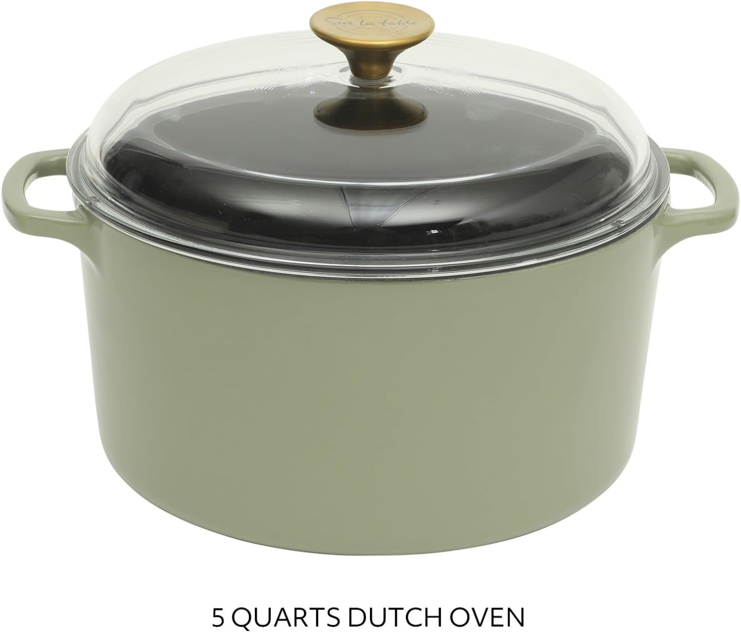sur-la-table-kitchen-essential-supper-club-5-quart-enamel-coated-cast-iron-dutch-oven-pot-with-oven-safe-glass-lid-oven-to-table-cookware-for-bread-soups-stews-braising-juniper-green