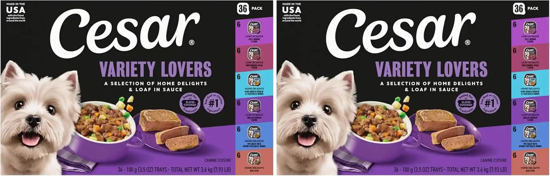 cesar-wet-dog-food-steak-lovers-variety-pack-3-5-oz-36-count-real-meat-1-ingredient-easy-peel-trays-100-complete-balanced-no-fillers-no-added-sugar-no-artificial-flavors