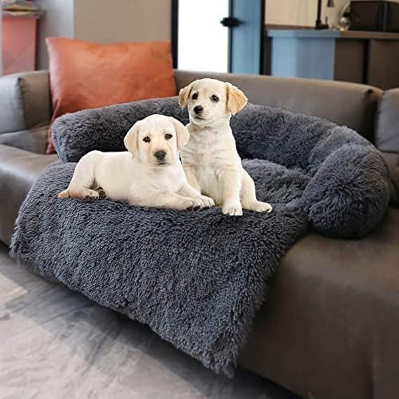 calming-dogs-cats-bed-mats-dog-pad-washable-removable-couch-cover-plush-long-fur-mat-for-pets-waterproof-lining-perfect-for-small-medium-and-large-dogs-and-cats-gradient-gray-36x31